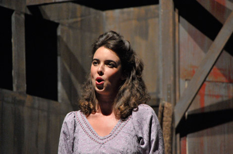 Soprano Ruth Kerr as Mimi in La Boheme